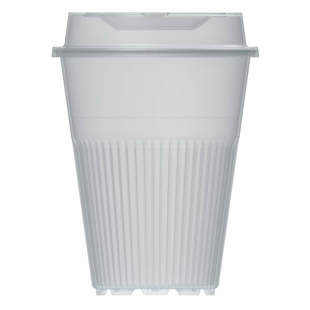 12oz Frosted Cup and Lid