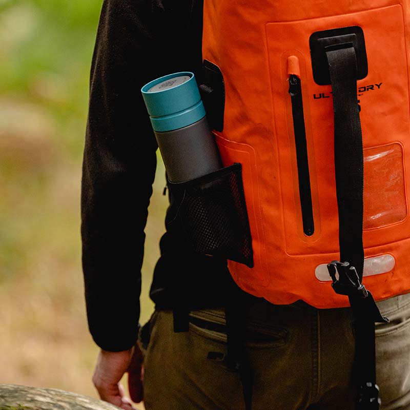 Blue Lib Reusable Water Bottle Designed by Circular and Co