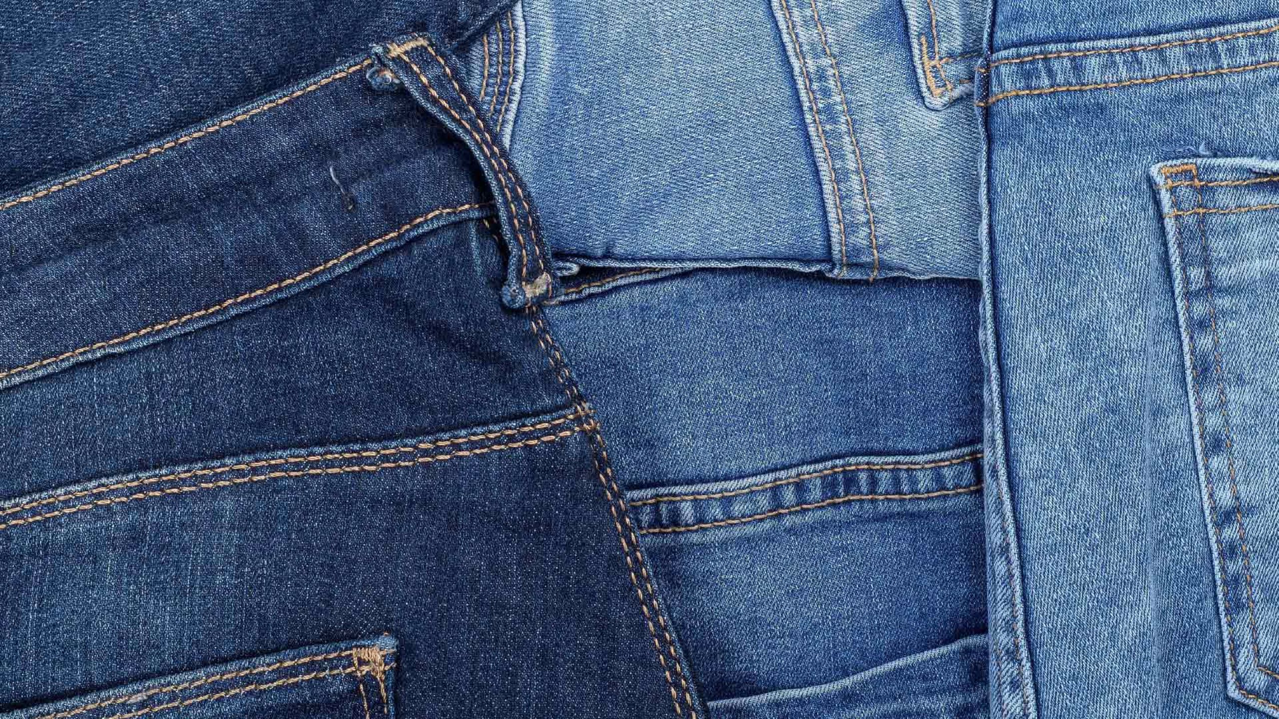 denim jeans zoomed in
