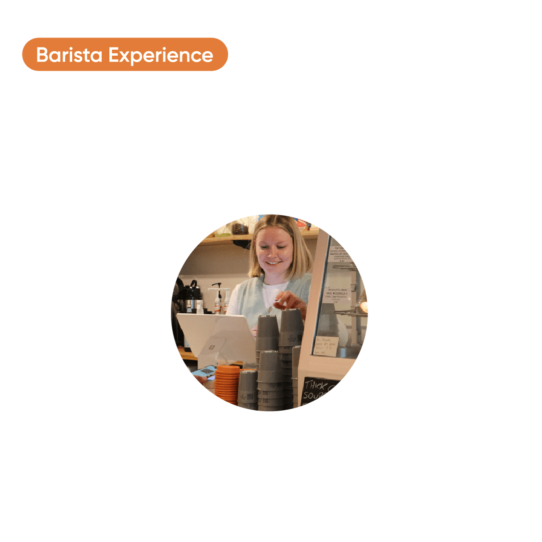 tap&reuse flow chart showing returnable process for baristas