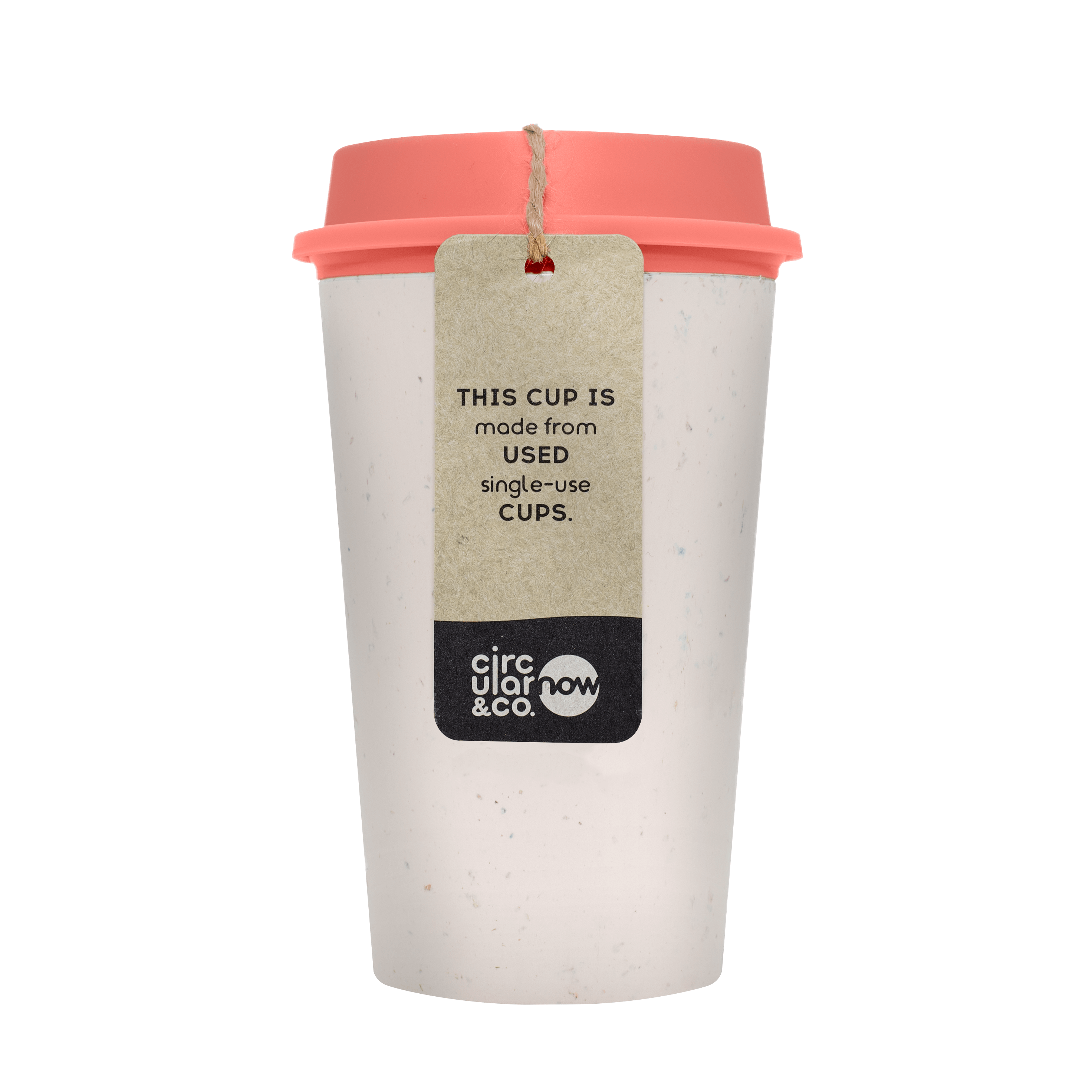 12oz NOW Cup Sunset Coral Travel Mug