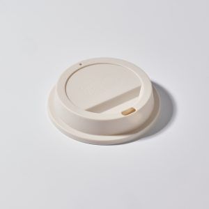 cream reusable coffee cup lid