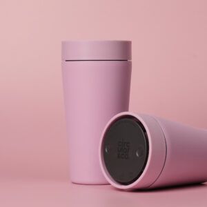 Circular&Co Website_ Stainless Steel_Reusable Cup_ Dusk Pink_1 Circular&Co Reusable Travel Mug Coffee Cup Stainless Steel Dusk Pink
