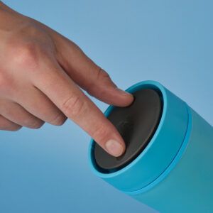 Circular&Co Reusable Coffee Cup Made From Recycled Bubblegum Sky Blue
