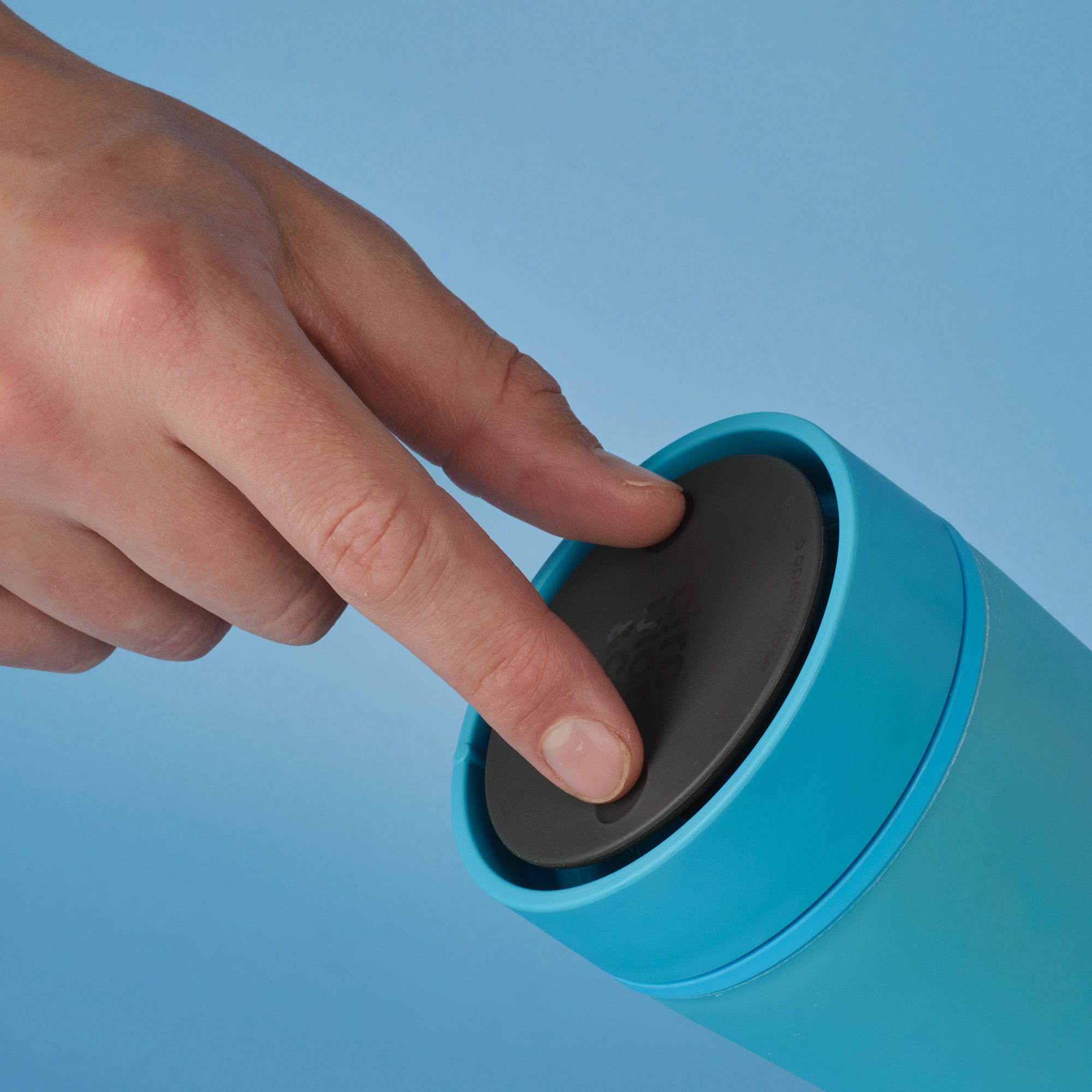 Circular&Co Reusable Coffee Cup Made From Recycled Bubblegum Sky Blue