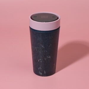 Circular&Co_Website_Fabric Waste_Reusable Cup_Dusk Pink_12oz Circular&Co Reusable Coffee Cup Made From Fabric Waste Dusk Pink 12oz